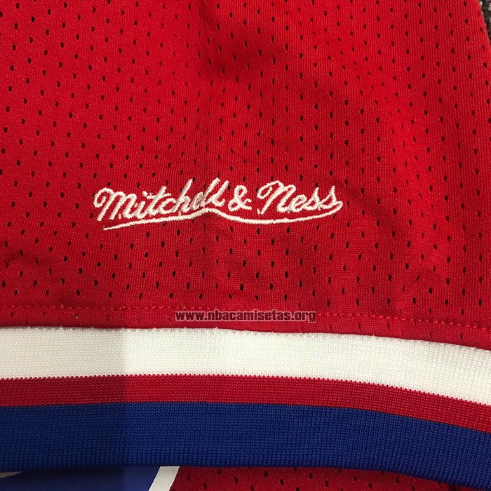 Camiseta Manga Corta Philadelphia 76ers Allen Iverson NO 3 Rojo